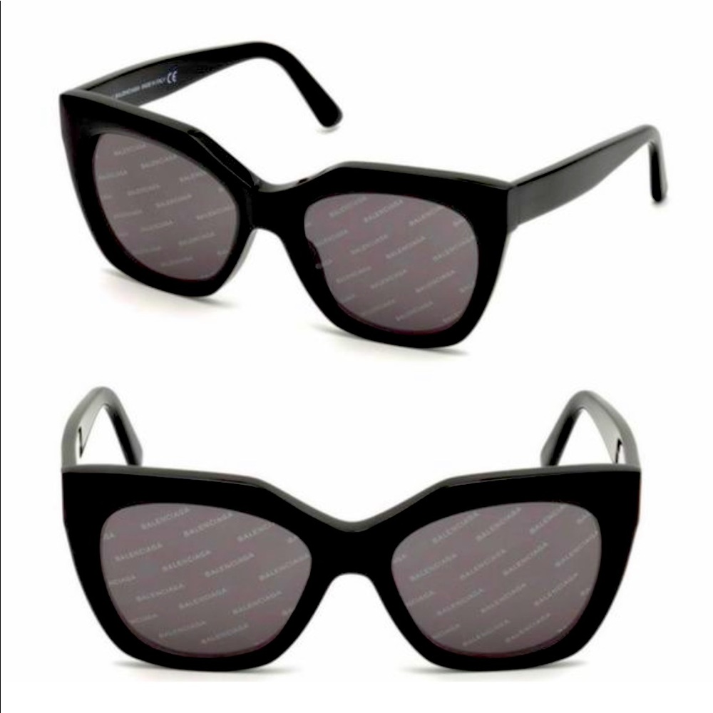 Balenciaga Logo Sunglasses